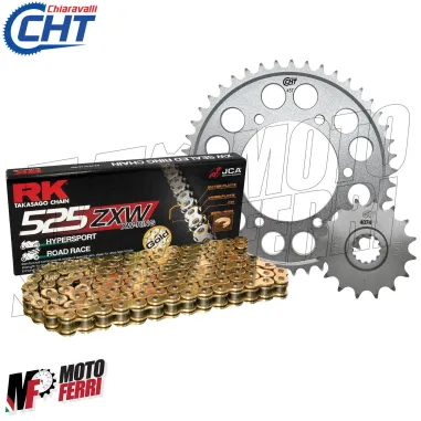 MF5190 Kit Catena RK 525 Corona 45 Pignone 16 Yamaha YZF R6 dal 2006 al 2024