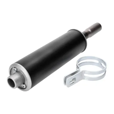 Silenziatore Polini in Alluminio Diametro 18 Marmitta Scooter Lana di Vetro 2T