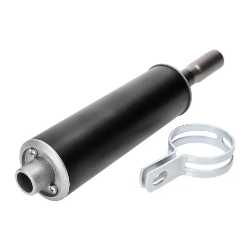 Silenziatore Polini in Alluminio Diametro 18 Marmitta Scooter Lana di Vetro 2T