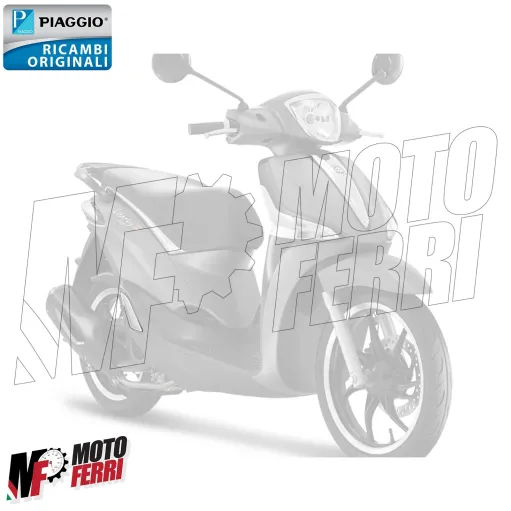 MF5198 Pedalino Poggiapiedi Destro Originale Piaggio Liberty 50 125 150 iGet