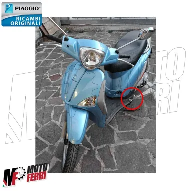 MF5200 Pedalino Poggiapiedi Sinistro per Piaggio Liberty 50 125 200 1997 / 2008