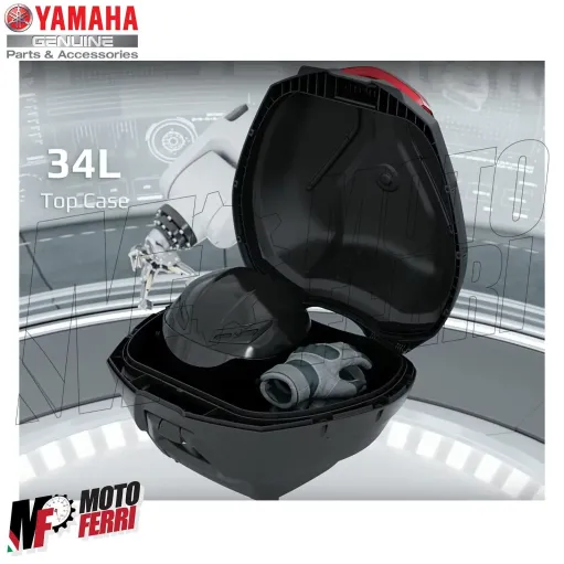 MF5206 - Bauletto Top case 34 Litri Originale Universale per Moto Scooter Yamaha