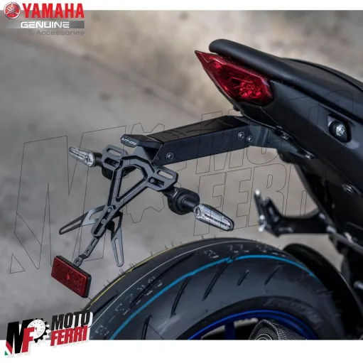MF4829 Portatarga Sportivo + Luce Targa Originale Yamaha MT-09 da 2021 a 2023