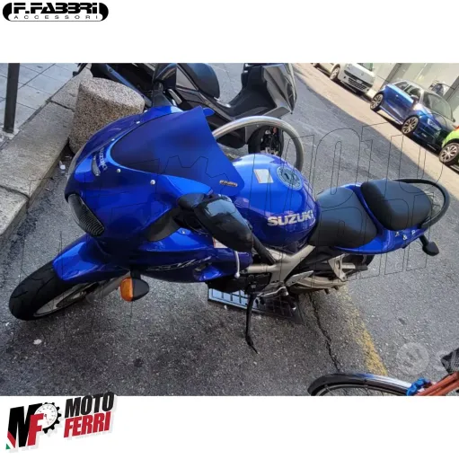MF2793 - CUPOLINO BLU SATINATO DOUBLE BUBBLE FABBRI SUZUKI SV 650S 1999 - 2002