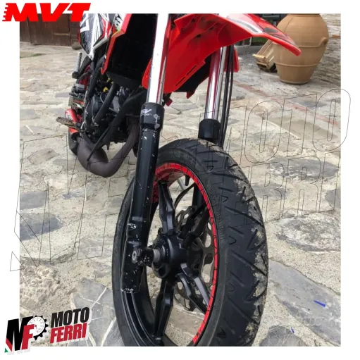 MF2274 Marmitta Minarelli AM6 MVT S-Race Scarico EC12 per Motore 70 / 90 CC 2T