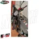 MF4212 Manopole Domino A250 Nero / Rosso Universale Moto MV Honda Ducati Yamaha