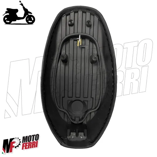 MF5130 Sella Sellone Nero Antiscivolo per MBK Booster Yamaha BWS dopo il 2004