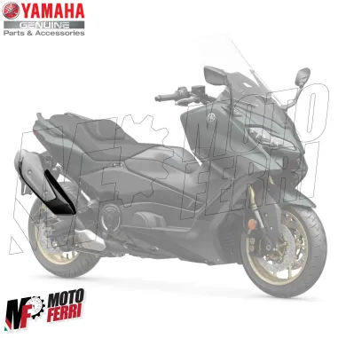 MF2525 Protezione Copri Marmitta Nero Lucido Yamaha TMax 530 560 da 2017 a 2026