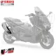 MF2525 Protezione Copri Marmitta Nero Lucido Yamaha TMax 530 560 mod 2017 / 2024