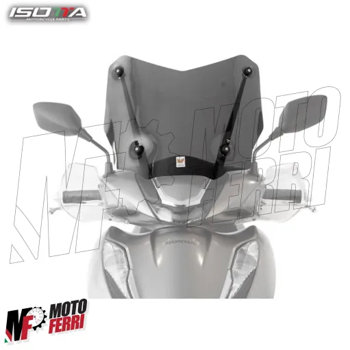 MF5210 Cupolino Spoiler Fume' Scuro Isotta Honda SH 125 150 350 mod 2020 / 2024