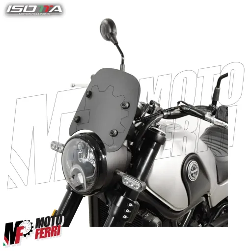MF5211 - Cupolino Nero Opaco Isotta Benelli Leoncino / Trail 500 mod 2017-2024