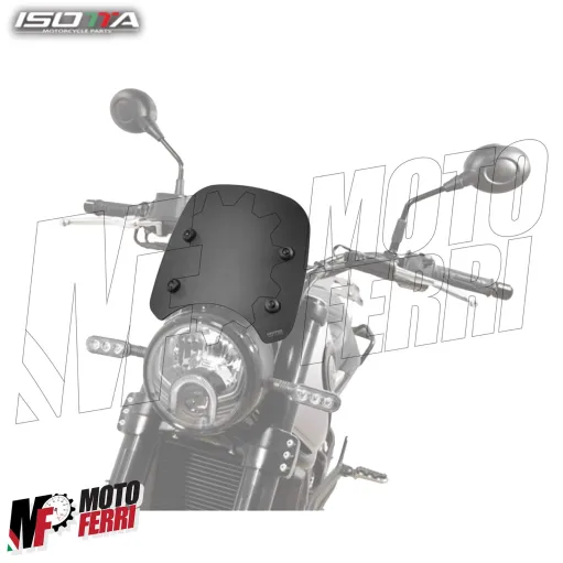 MF5211 - Cupolino Nero Opaco Isotta Benelli Leoncino / Trail 500 mod 2017-2024