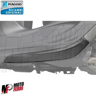 MF5226 Spoiler Sottopedana Sinistro Carbon Piaggio Beverly 125 300 350 2011/2020