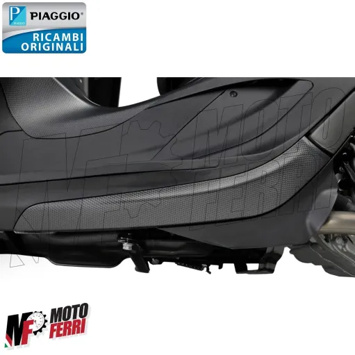 MF5226 Spoiler Sottopedana Sinistro Carbon Piaggio Beverly 125 300 350 2011/2020