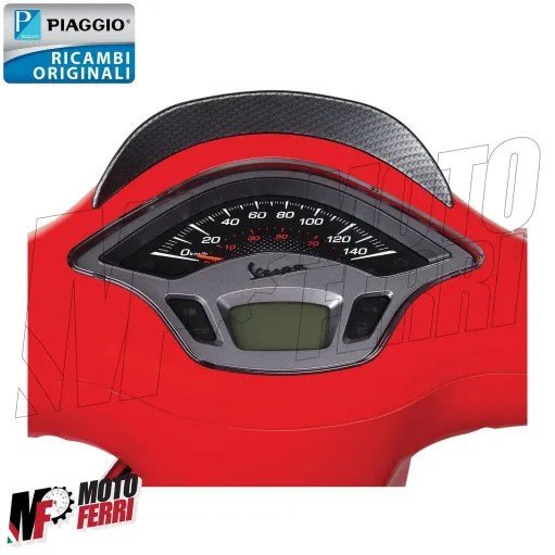 MF5232 - Spoiler Cruscotto Contachilometri Carbonio per Vespa Sprint 50 125 150