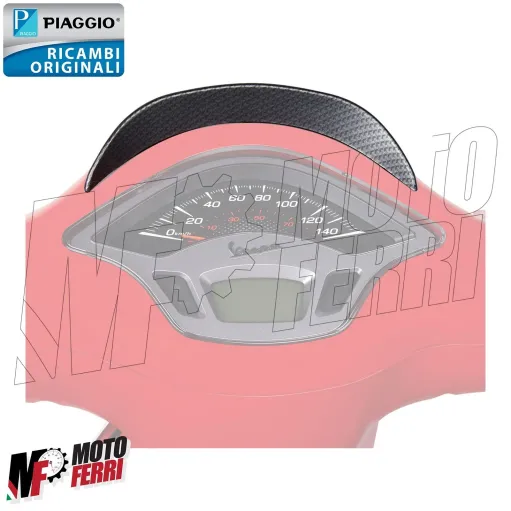 MF5232 - Spoiler Cruscotto Contachilometri Carbonio per Vespa Sprint 50 125 150