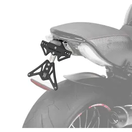 MF5233 Portatarga Barracuda Sportivo Regolabile per Ducati Diavel 2010 / 2018