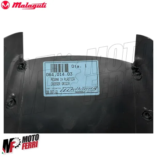 MF5235 Pedana Poggiapiedi Grigia Originale Malaguti Crosser CR1 50 (1995 / 1998)