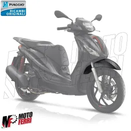 MF5237 Parafango Anteriore Nero Opaco Piaggio Medley 125 150 200 da 2020 a 2025 2