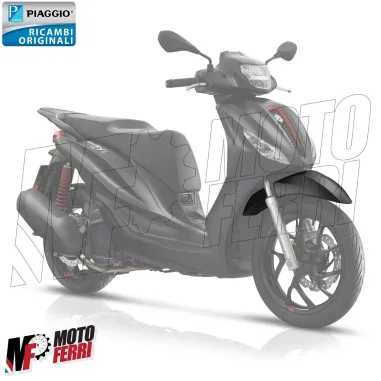 MF5237 Parafango Anteriore Nero Opaco Piaggio Medley 125 150 200 da 2020 a 2025