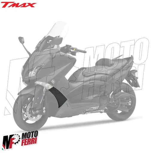 MF5241 Fianchetto Carena Sinistro Nero Lucido per Yamaha TMax 530 mod 2012/2016
