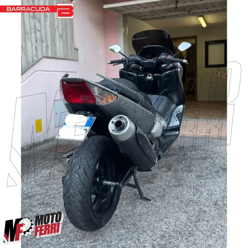 MF1368 Portatarga Sportivo Barracuda Yamaha TMax 500cc 2008 2009 2010 2011
