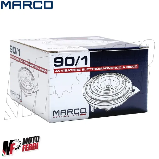 MF5244 Clacson Avvisatore Elettrico Ø90mm Marco 112db Universale Moto Scooter