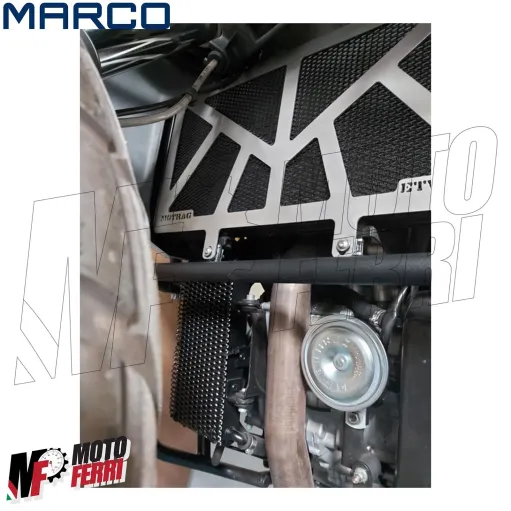 MF5244 Clacson Avvisatore Elettrico Ø90mm Marco 112db Universale Moto Scooter