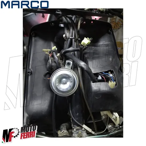 MF5244 Clacson Avvisatore Elettrico Ø90mm Marco 112db Universale Moto Scooter