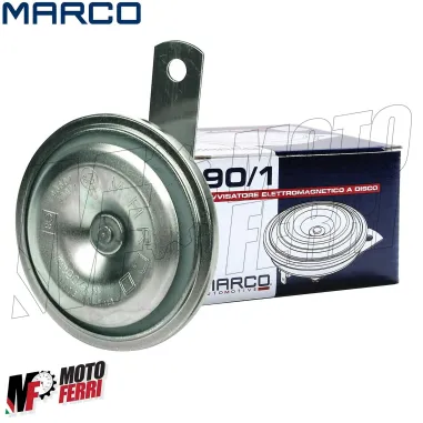 MF5244 Clacson Avvisatore Elettrico Ø90mm Marco 112db Universale Moto Scooter