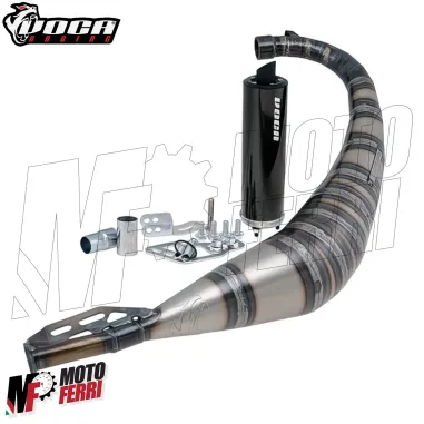 MF5246 Marmitta Scarico Voca per Motore Minarelli AM6 50 / 70 CC Omologata