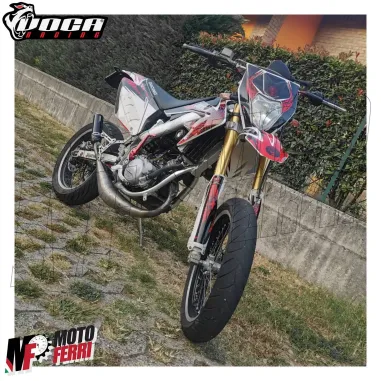 MF5246 Marmitta Scarico Voca per Motore Minarelli AM6 50 / 70 CC Omologata