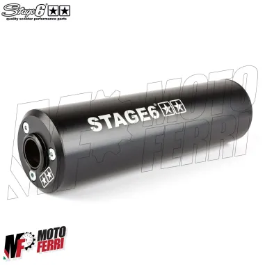 MF5247 Marmitta Scarico Stage6 Streetrace Motore Minarelli AM6 / Derbi Omologata