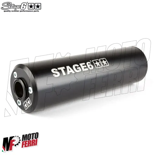 MF5247 Marmitta Scarico Stage6 Streetrace Motore Minarelli AM6 / Derbi Omologata
