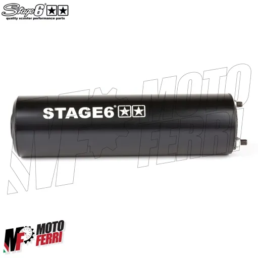 MF5247 Marmitta Scarico Stage6 Streetrace Motore Minarelli AM6 / Derbi Omologata