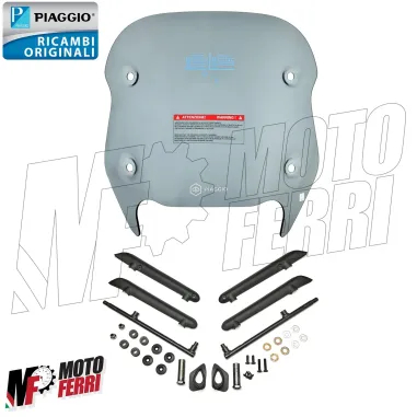 MF5248 Cupolino fume basso Originale Piaggio Beverly 300 400 HPE mod 2021 / 2025
