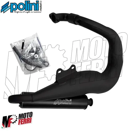 MF1083 Marmitta Polini For Race Vespa 50 Special R L 125 ET3 Primavera 130