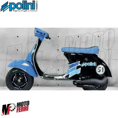 MF1083 Marmitta Polini For Race Vespa 50 Special - 125 ET3 Primavera 130CC