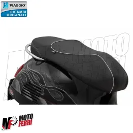 MF5251 Sella Sellone in Pelle Nero Originale Vespa GTS 125 250 300 Super Sport 2