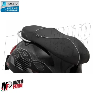 MF5251 Sella Sellone in Pelle Nero Originale Vespa GTS 125 250 300 Super Sport