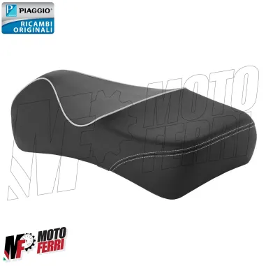 MF5251 Sella Sellone in Pelle Nero Originale Vespa GTS 125 250 300 Super Sport