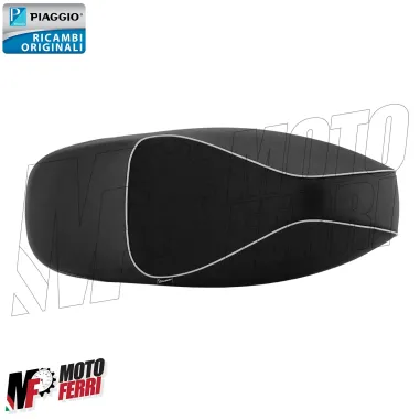 MF5251 Sella Sellone in Pelle Nero Originale Vespa GTS 125 250 300 Super Sport