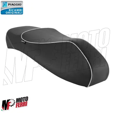 MF5251 Sella Sellone in Pelle Nero Originale Vespa GTS 125 250 300 Super Sport