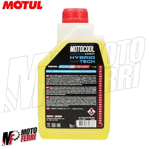 MF1933 Liquido Refrigerante Antigelo Motul Motocool Hybrid Tech Pronto Uso - 1L