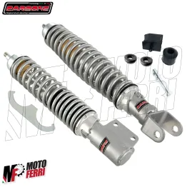 MF0373 AMMORTIZZATORE ANTERIORE + POSTERIORE CARBONE REGOLABILE VESPA PX 125 150 200 2