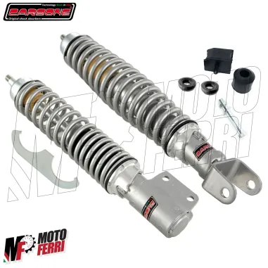 MF0373 AMMORTIZZATORE ANTERIORE + POSTERIORE CARBONE REGOLABILE VESPA PX 125 150 200