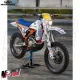 MF4753 Portafaro Mascherina Bianco Acerbis Elba Vintage per Moto Cross Enduro