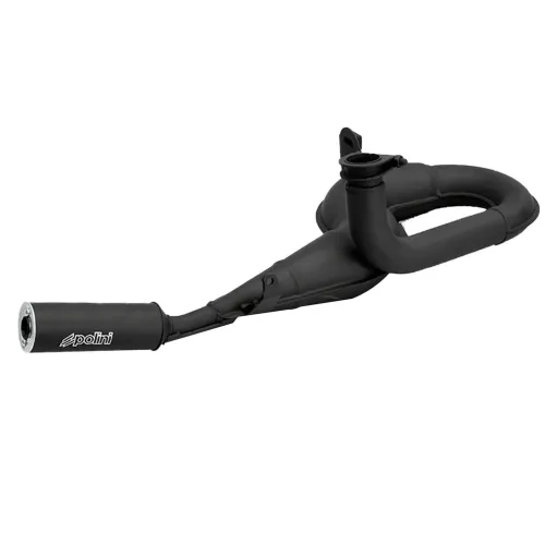 MF0377 Marmitta Polini Vespa PX 125 150 Arcobaleno con Silenziatore Alluminio