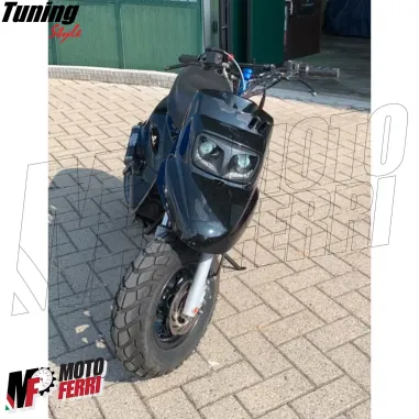 MF2229 Mascherina faro fanale led anteriore Yamaha BWS BOOSTER SPIRIT dal 2004