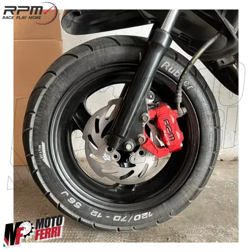 MF4391 - Pinza Freno CNC Radiale RPM Racing Interasse 82mm Scooter Moto Pitbike